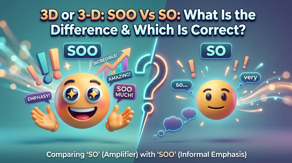 Soo Vs So: What Is the Difference & Which Is Correct?