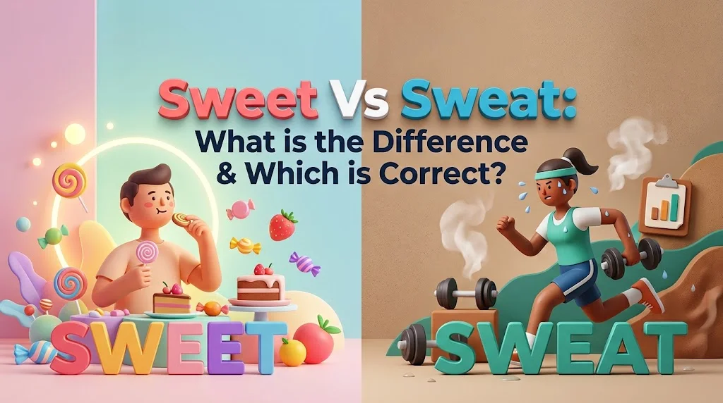 Sweet Vs Sweat: What is the Difference & Which is Correct?