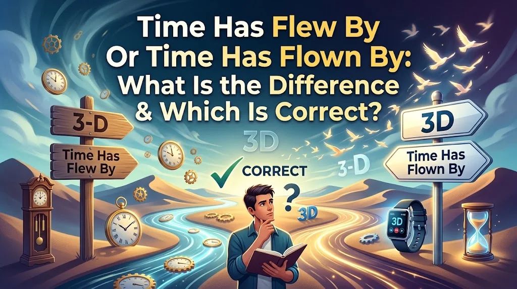 Time Has Flew By Or Time Has Flown By: What Is the Difference & Which Is Correct?