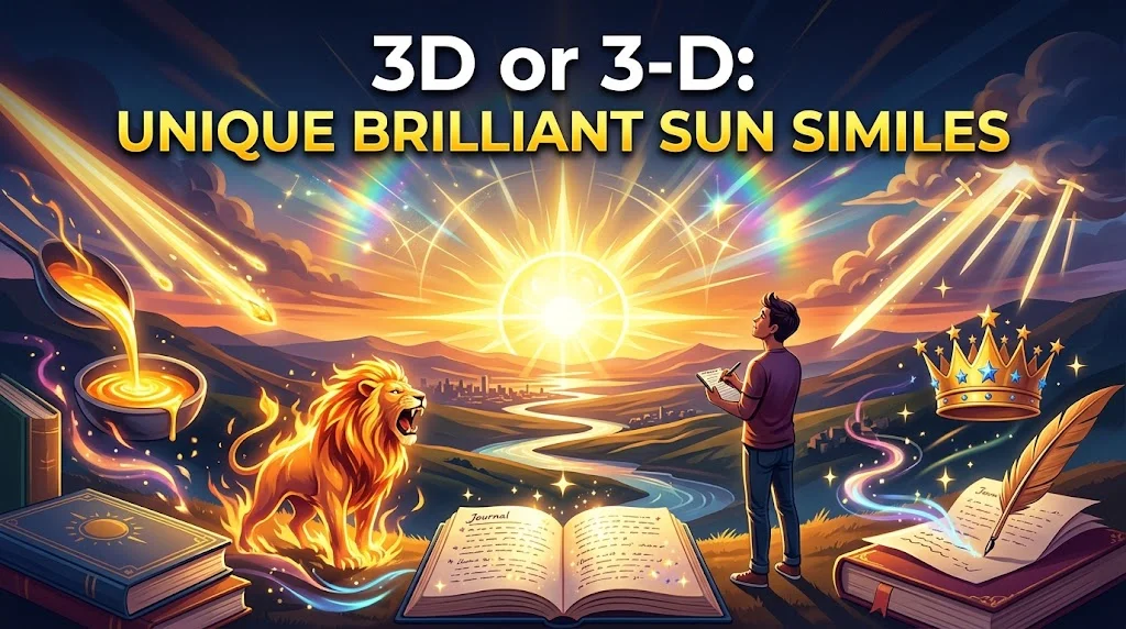 Unique Brilliant Sun Similes to Elevate Your Words