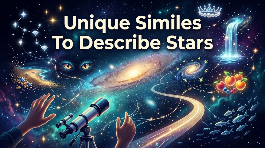 Definition of Unique Similes To Describe Stars